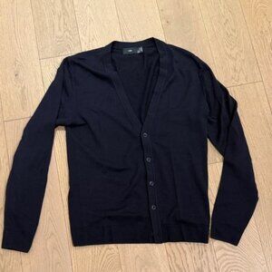 Men's navy button down cardigan from H&M Perfect condition